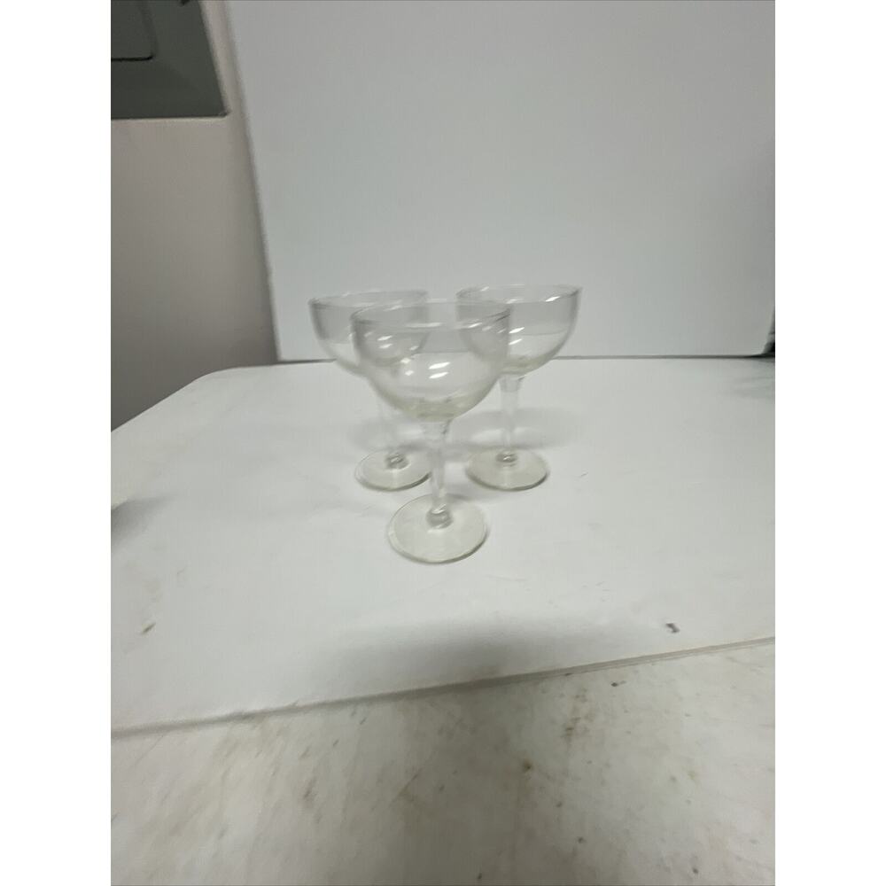 5" Short Champagne Sherbet Glass(es) Cocktail Barware set of three